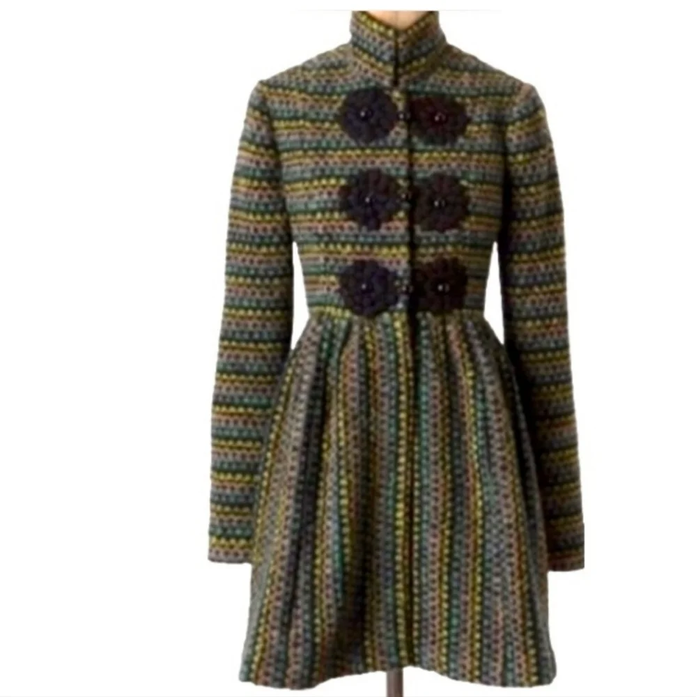 Plenty Tracy Reese Anthropologie Cheongsam Sz 0 - Picture 1 of 9